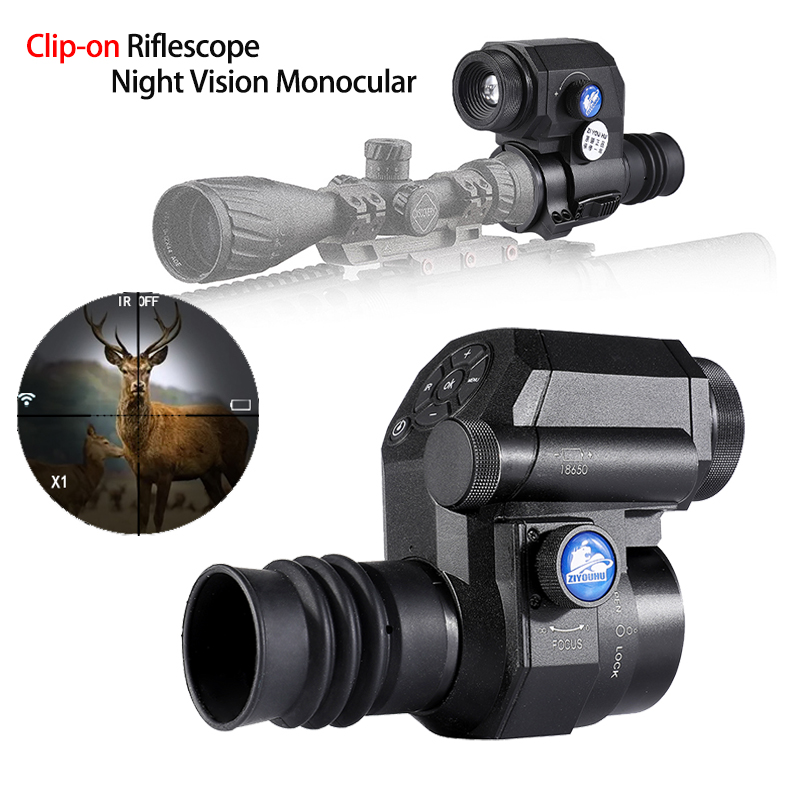 Night Vision Rifle Scope Ir 850Nm - تلسكوب بمشبك مع رؤية ليلية بالأشعة