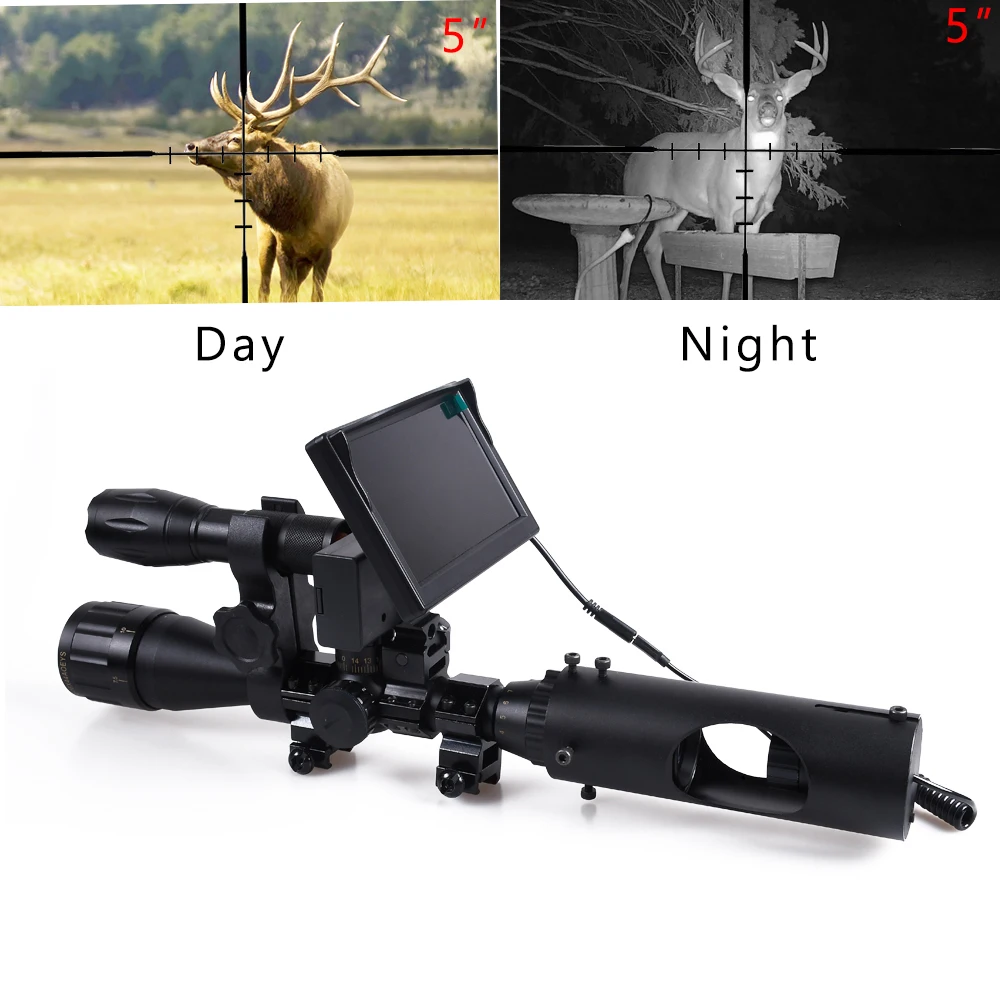 Night Vision Rifle Scope Ir 850Nm - الصيد للرؤية الليلية Riflescope التكتيكية نطاقات