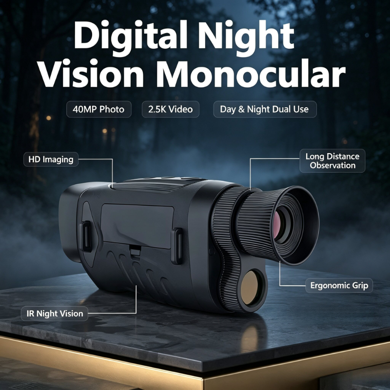 Night Vision Monocular 8X - منظار رقمي للرؤية الليلية بدقة 40