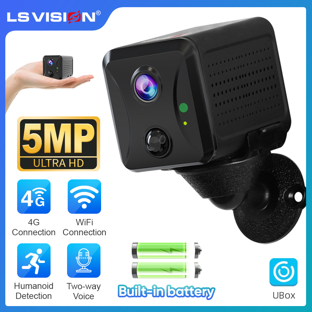 Night Vision Camera Wifi 4G - LS VISION 5MP 4G كاميرا CCTV