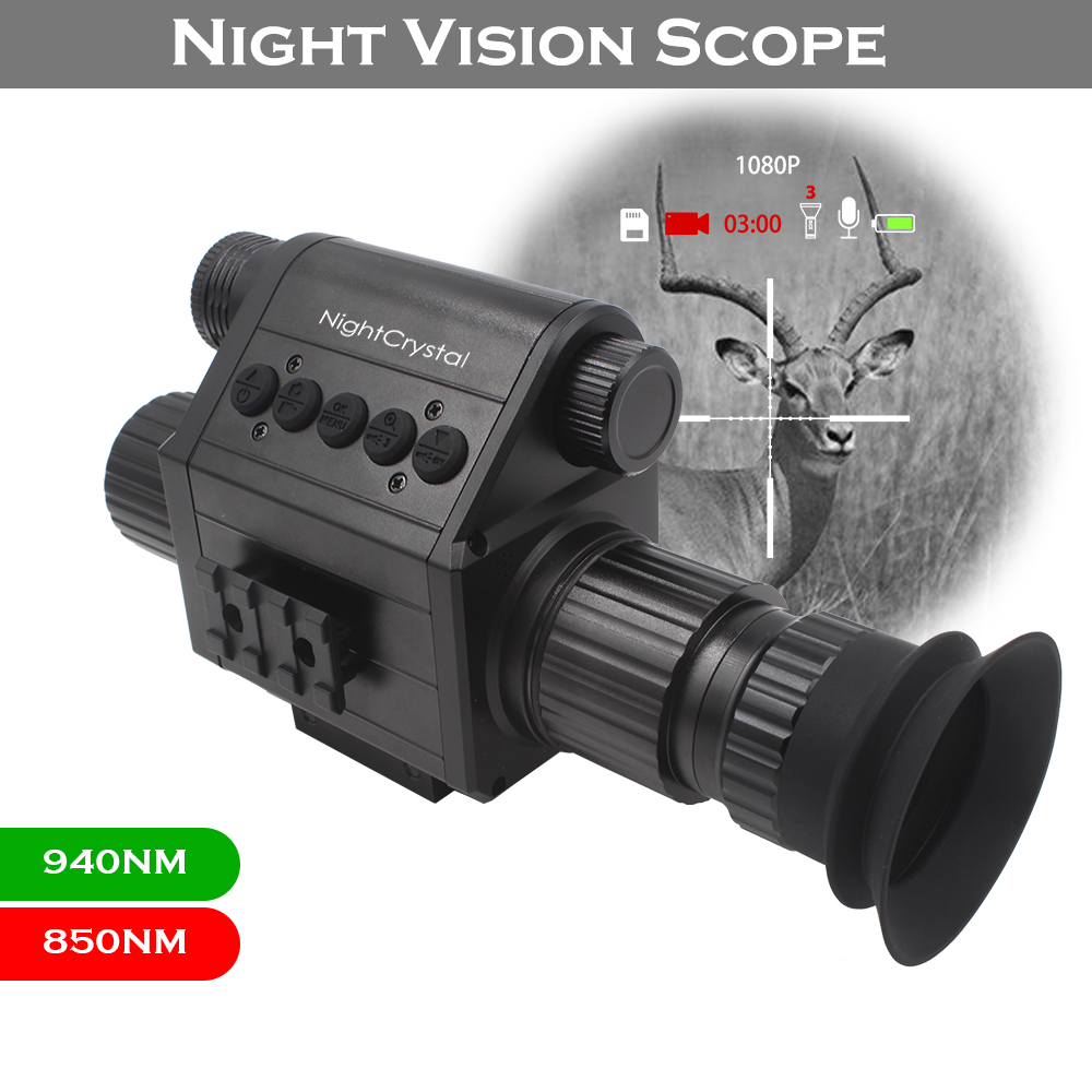Night Vision Rifle Scope Ir 850Nm - Megaorei M5 للرؤية الليلية Riflescope، كاميرا