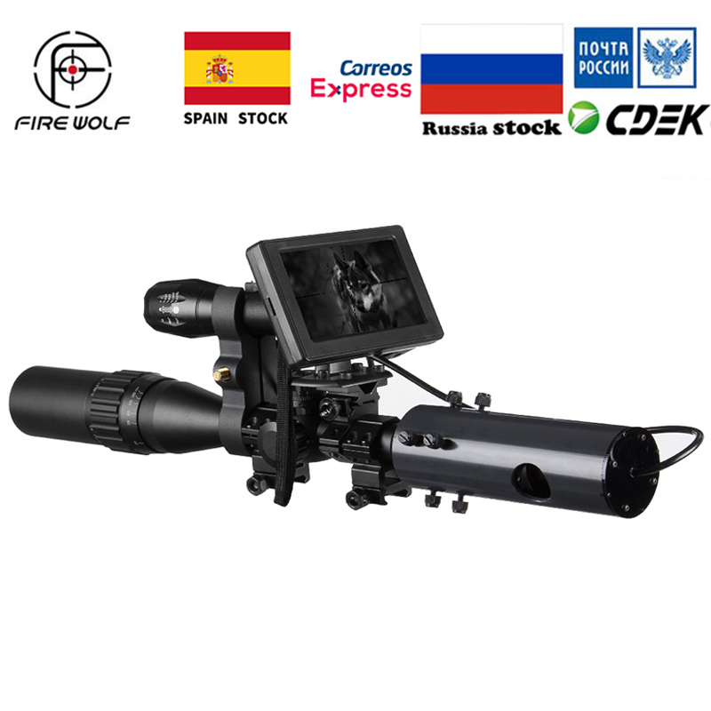الصيد الحياة البرية فخ الأشعة  - مراجعة Night Vision Rifle Scope Ir 850Nm وسعره