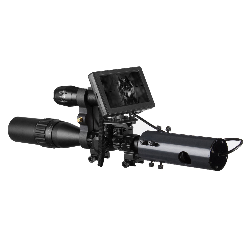 الصيد الحياة البرية فخ الأشعة  - مراجعة Night Vision Rifle Scope Ir 850Nm وسعره