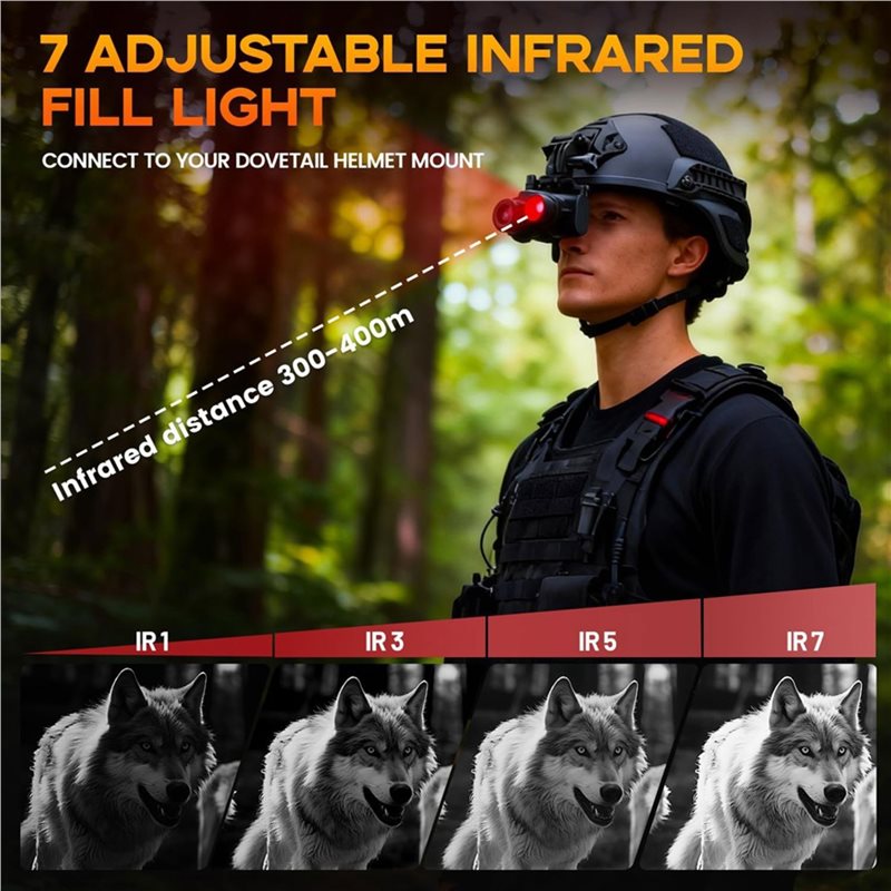 منظار A92Z بتكبير 8 أضعاف ورؤي - مراجعة Night Vision Monocular 8X وسعره