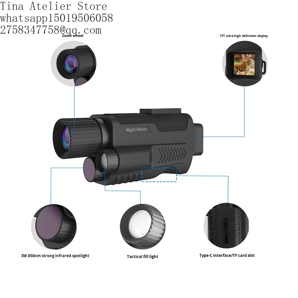 Z9001 منظار حراري أحادي العين  - مراجعة Night Vision Monocular 8X وسعره