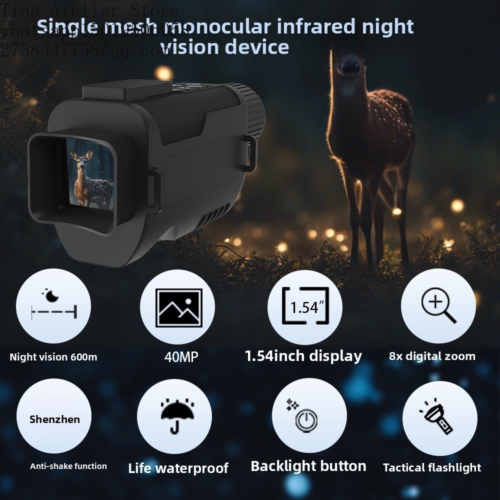 Z9001 منظار حراري أحادي العين  - مراجعة Night Vision Monocular 8X وسعره