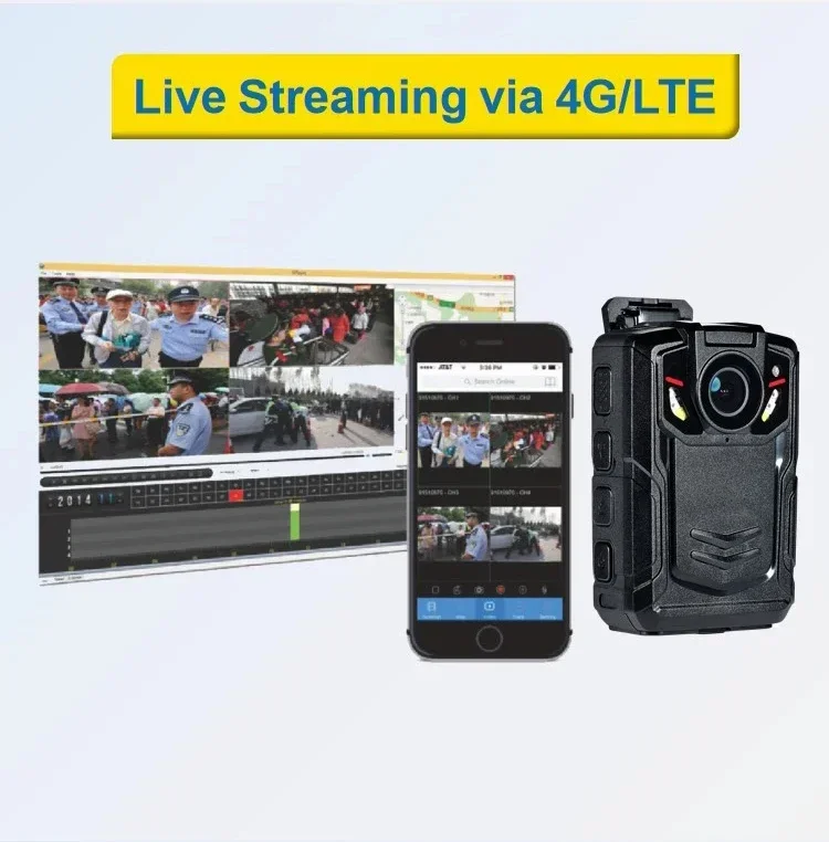 كاميرات الجسم BC102 بشاشة LCD  - مراجعة Night Vision Camera Wifi 4G وسعره