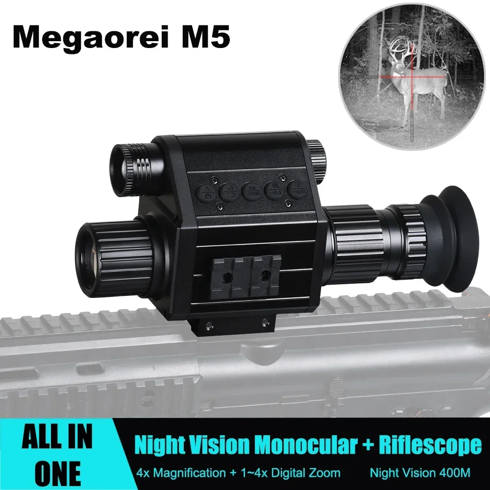 Riflescope فائق الدقة للرؤية ا - مراجعة Night Vision Monocular 1080P وسعره
