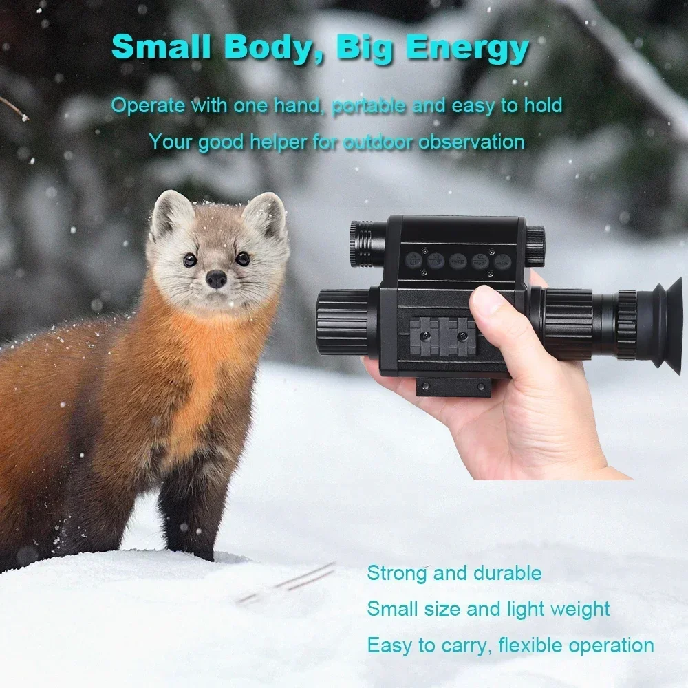 Riflescope فائق الدقة للرؤية ا - مراجعة Night Vision Monocular 1080P وسعره