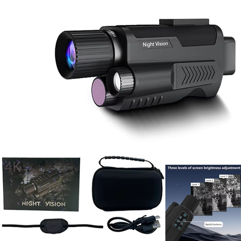 8X التكبير الرقمي نظارات الرؤي - مراجعة Night Vision Monocular 8X وسعره