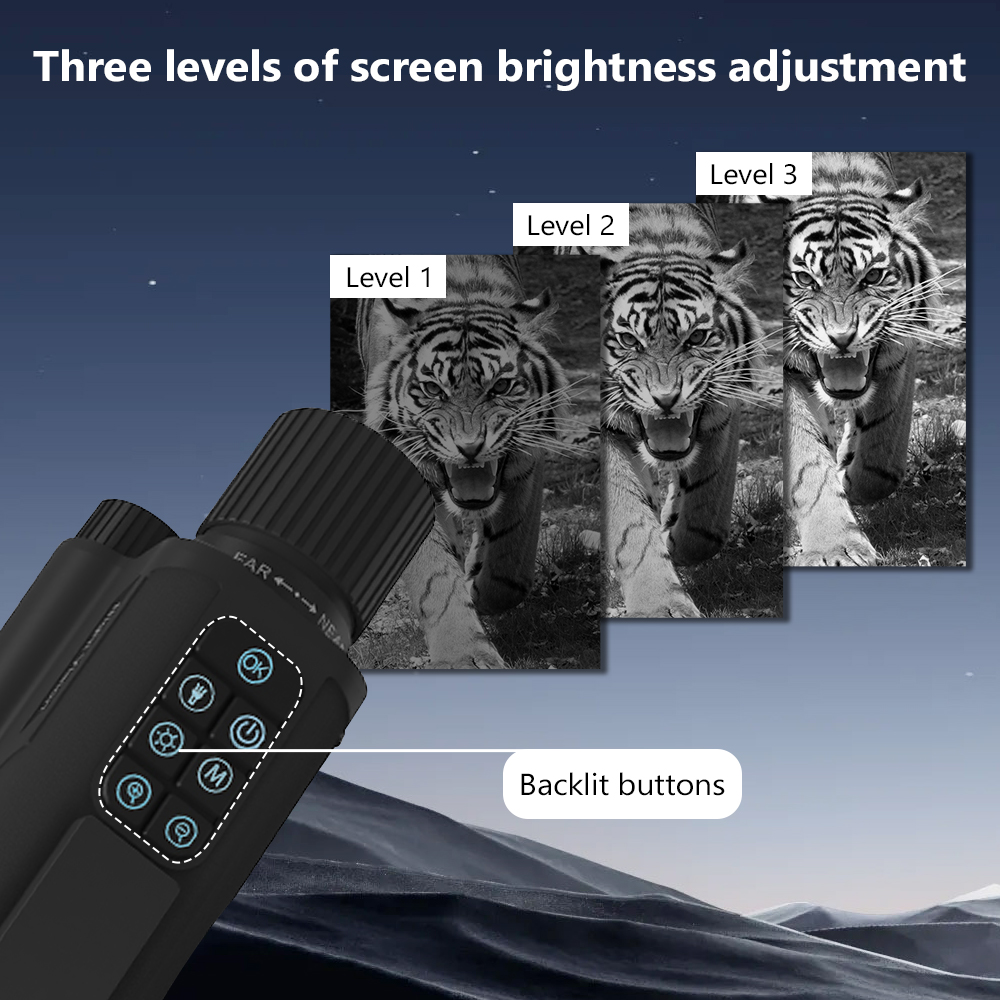 8X التكبير الرقمي نظارات الرؤي - مراجعة Night Vision Monocular 8X وسعره