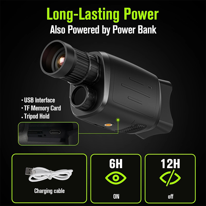 جهاز رؤية ليلية أحادي العين مع - مراجعة Night Vision Monocular 1080P وسعره