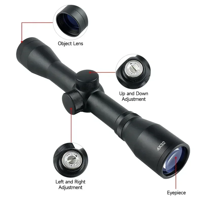 منظار تكتيكي 4x32 1.5-5x32IR 2 - مراجعة Night Vision Scope For Crossbow وسعره