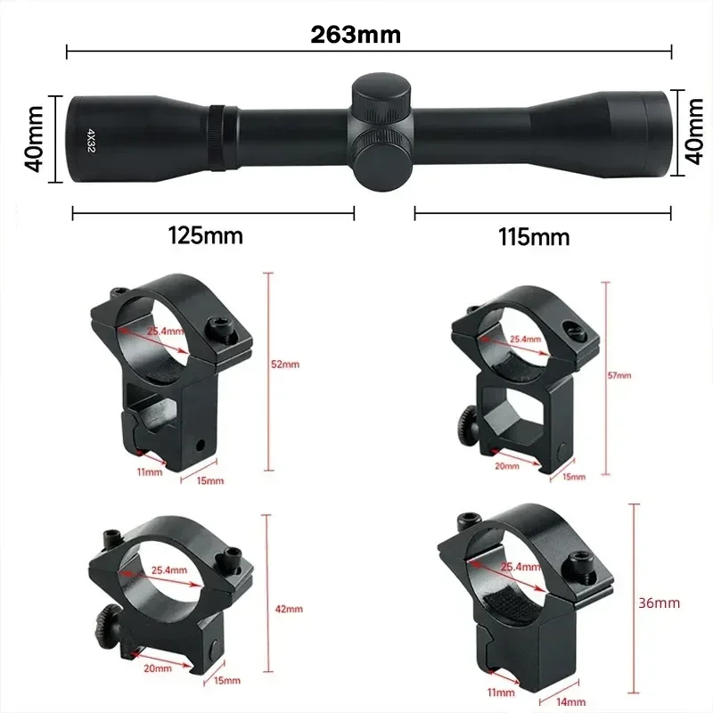 منظار تكتيكي 4x32 1.5-5x32IR 2 - مراجعة Night Vision Scope For Crossbow وسعره