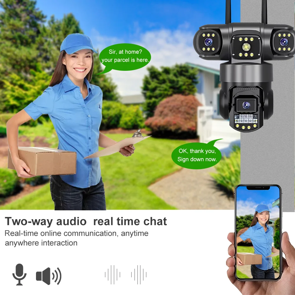 كاميرا V380 Pro 4G خارجية مقاو - مراجعة Night Vision Camera Wifi 4G وسعره