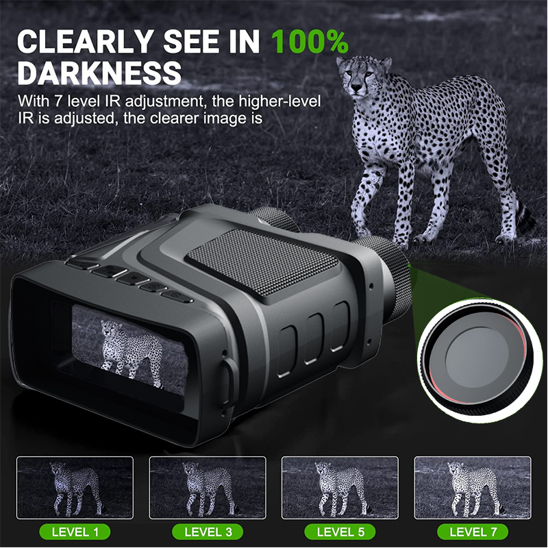 مناظير للرؤية الليلية بالأشعة  - مراجعة Night Vision Monocular 1080P وسعره
