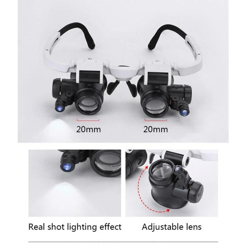 نظارات مكبرة متعددة العدسات مع - مراجعة Night Vision Goggles Head Mounted وسعره