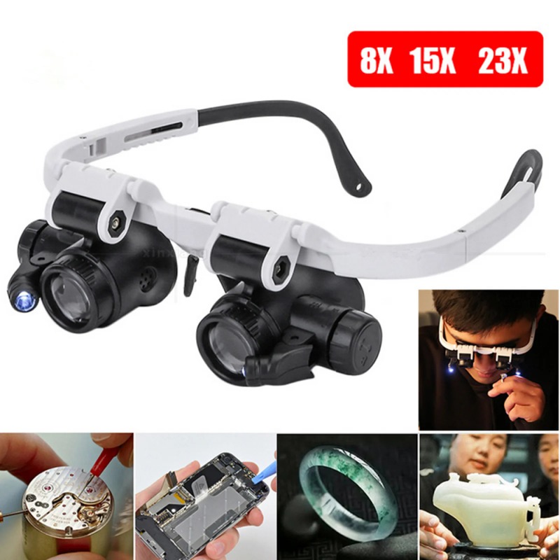 نظارات مكبرة متعددة العدسات مع - مراجعة Night Vision Goggles Head Mounted وسعره