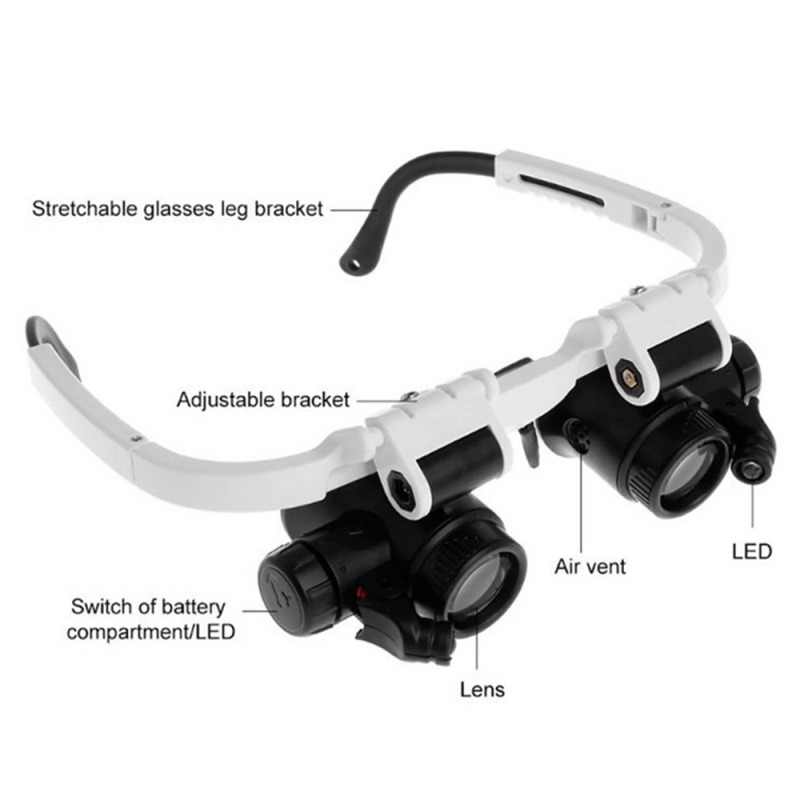 نظارات مكبرة متعددة العدسات مع - مراجعة Night Vision Goggles Head Mounted وسعره