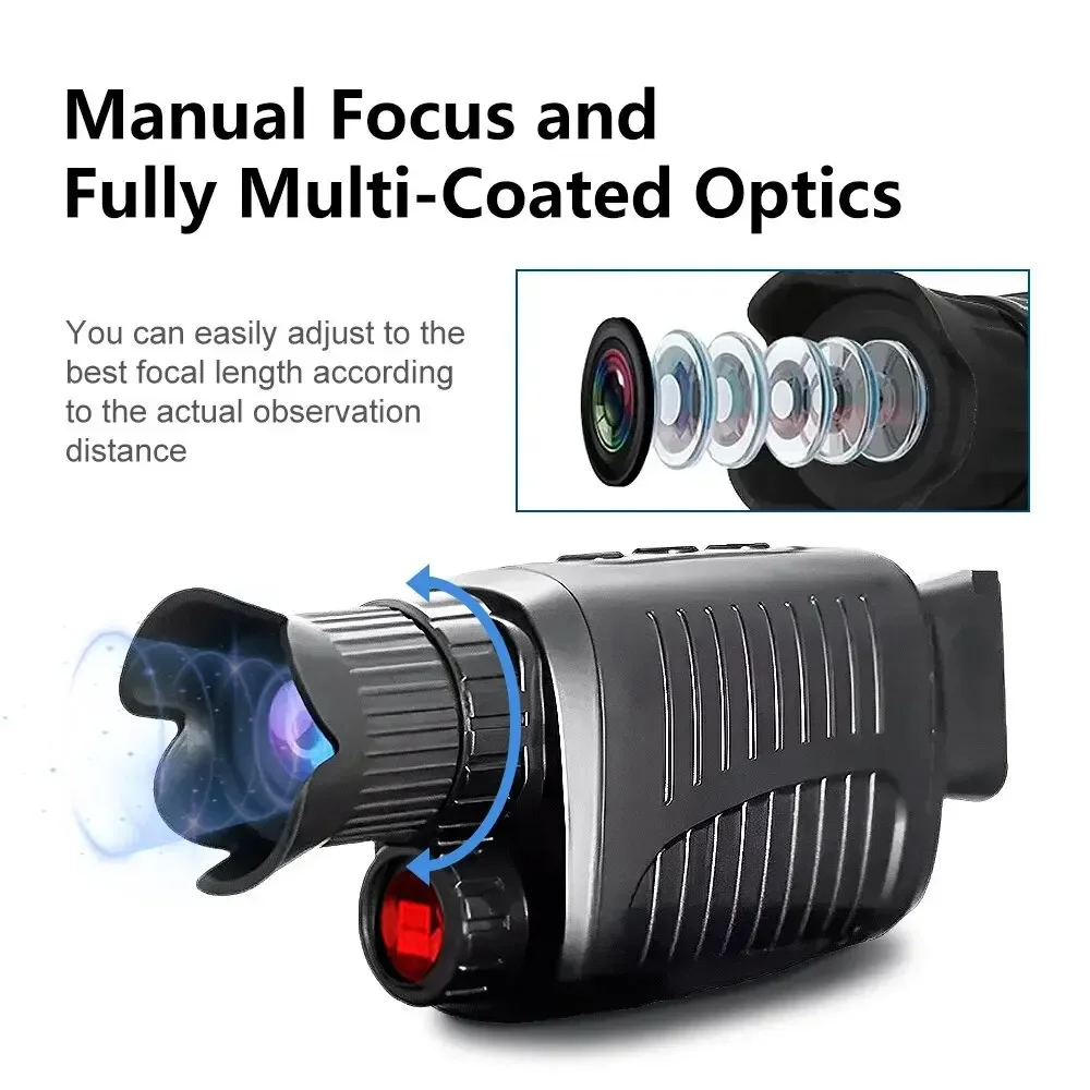رؤية ليلية أحادية العين بدقة 1 - مراجعة Night Vision Monocular 1080P وسعره