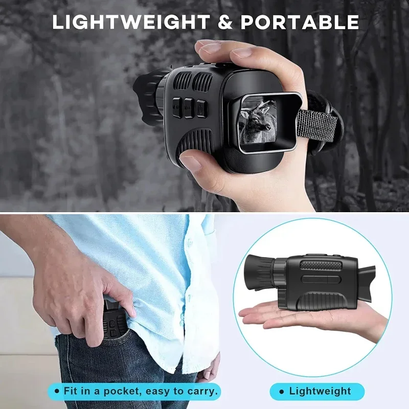 رؤية ليلية أحادية العين بدقة 1 - مراجعة Night Vision Monocular 1080P وسعره