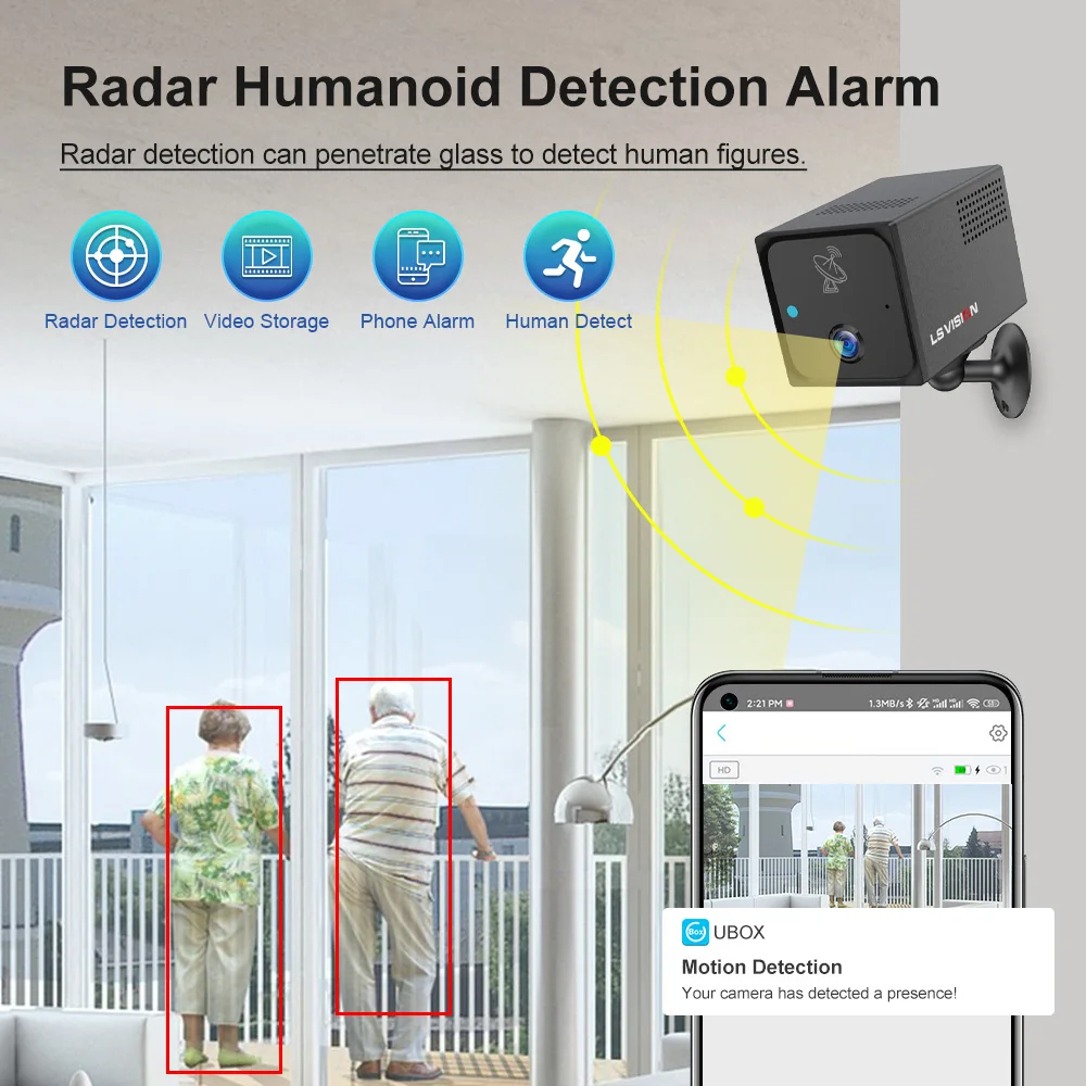 LS VISION 4MP 4G كاميرا صغيرة  - مراجعة Night Vision Camera Wifi 4G وسعره