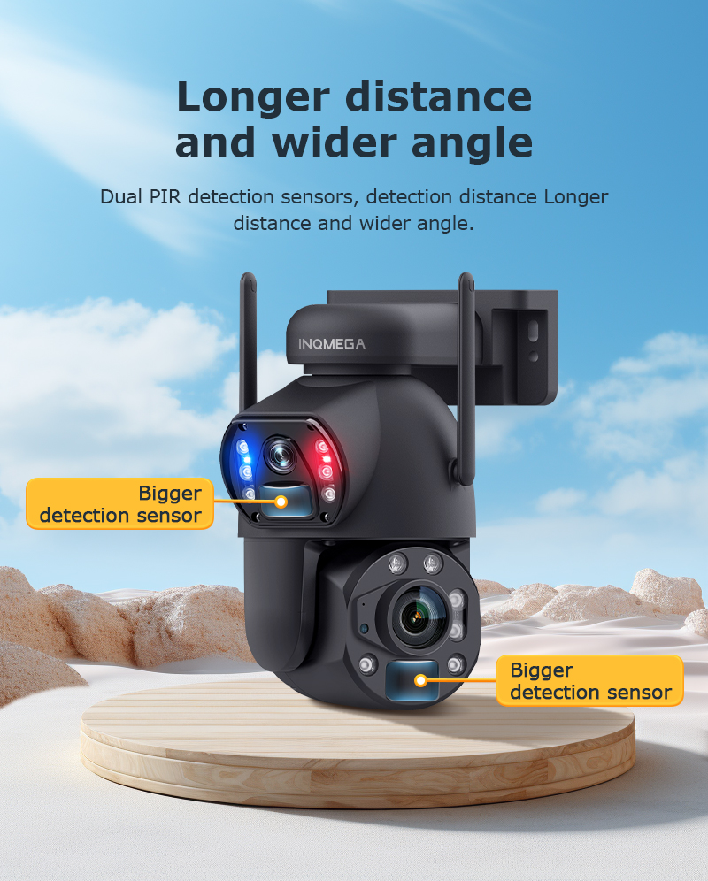 كاميرا INQMEGA 12MP 50X تعمل ب - مراجعة Night Vision Camera Wifi 4G وسعره