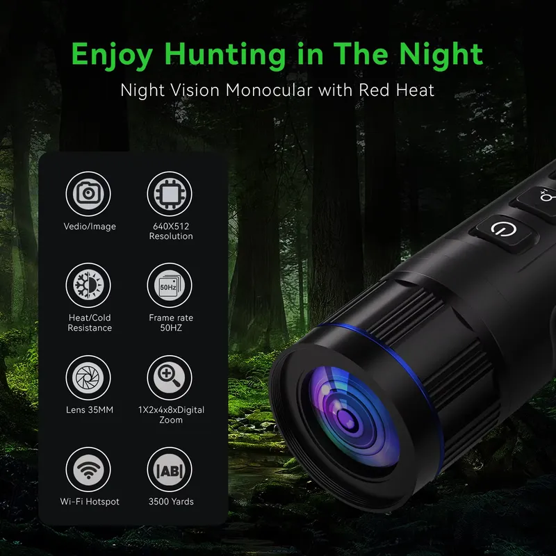 كاميرا CE-6 المصغرة بدقة 640*5 - مراجعة Night Vision Monocular 8X وسعره