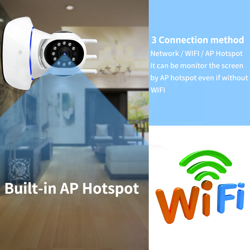 كاميرا IP لاسلكية داخلية بدقة  - مراجعة Night Vision Camera Wifi 4G وسعره