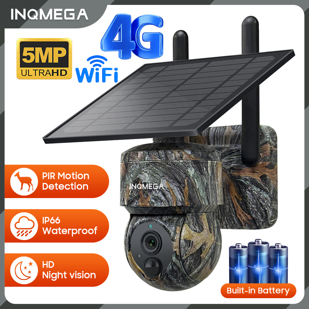 INQMEGA 5MP 4G / WIFI كاميرا أ - مراجعة Night Vision Camera Wifi 4G وسعره