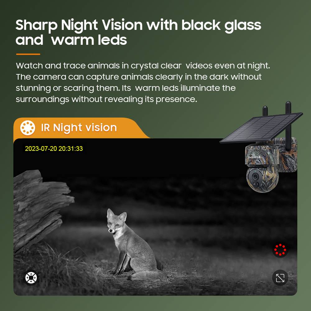 INQMEGA 5MP 4G / WIFI كاميرا أ - مراجعة Night Vision Camera Wifi 4G وسعره