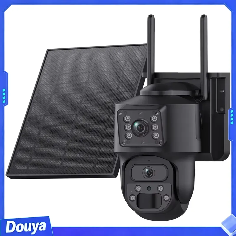 كاميرا شمسية بدقة 6 ميجابكسل،  - مراجعة Night Vision Camera Wifi 4G وسعره