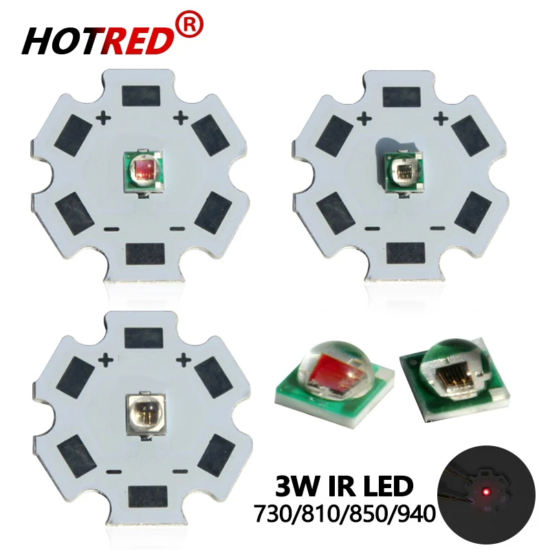 عالية الطاقة LED رقاقة IR 730N - مراجعة Ir Illuminator 850Nm Flashlight وسعره