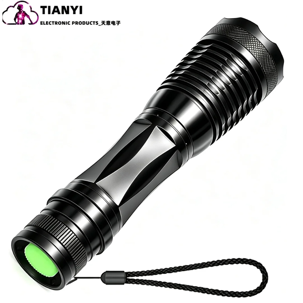 مصباح يدوي تكتيكي E6، إضاءة قو - مراجعة Ir Illuminator 850Nm Flashlight وسعره
