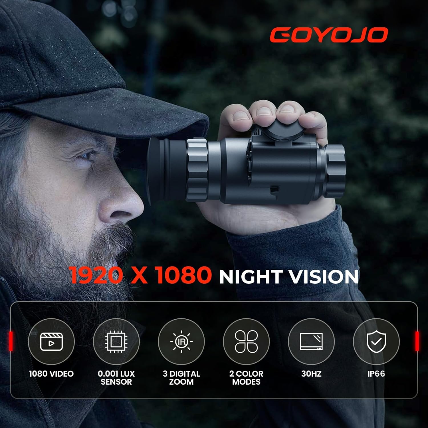 نظارات الرؤية الليلية GOYOJO - - مراجعة Night Vision Scope 4X Digital وسعره