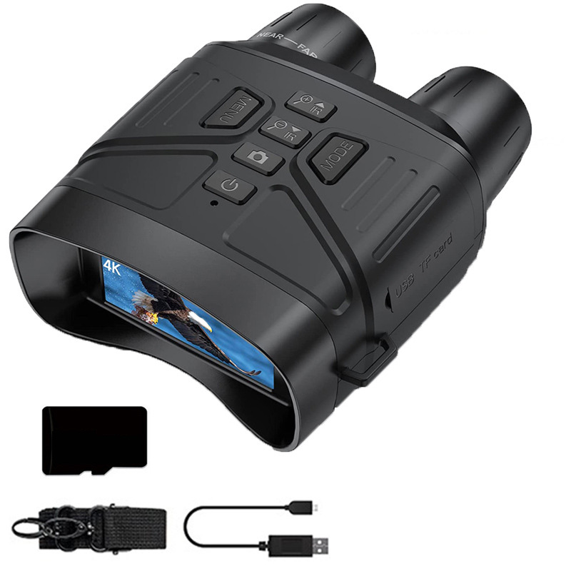 مناظير تكبير رقمية 5X، أجهزة ر - مراجعة Digital Night Vision Binoculars 4K وسعره