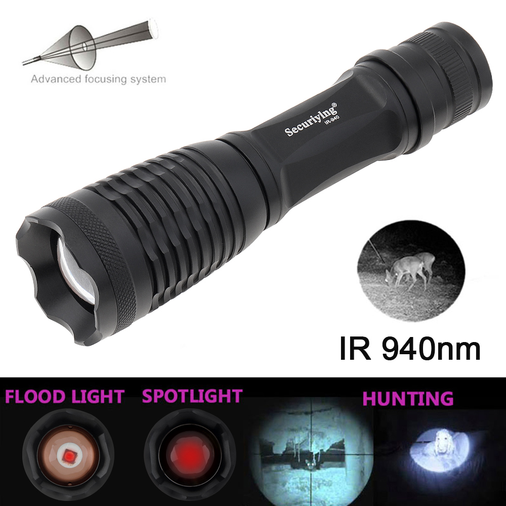 الأمن 850nm 940nm الأشعة تحت ا - مراجعة Ir Illuminator 850Nm Flashlight وسعره