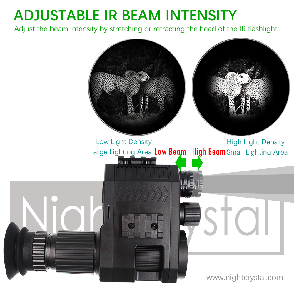 منظار رؤية ليلية رقمي للصيد Me - مراجعة Night Vision Rifle Scope Ir 850Nm وسعره