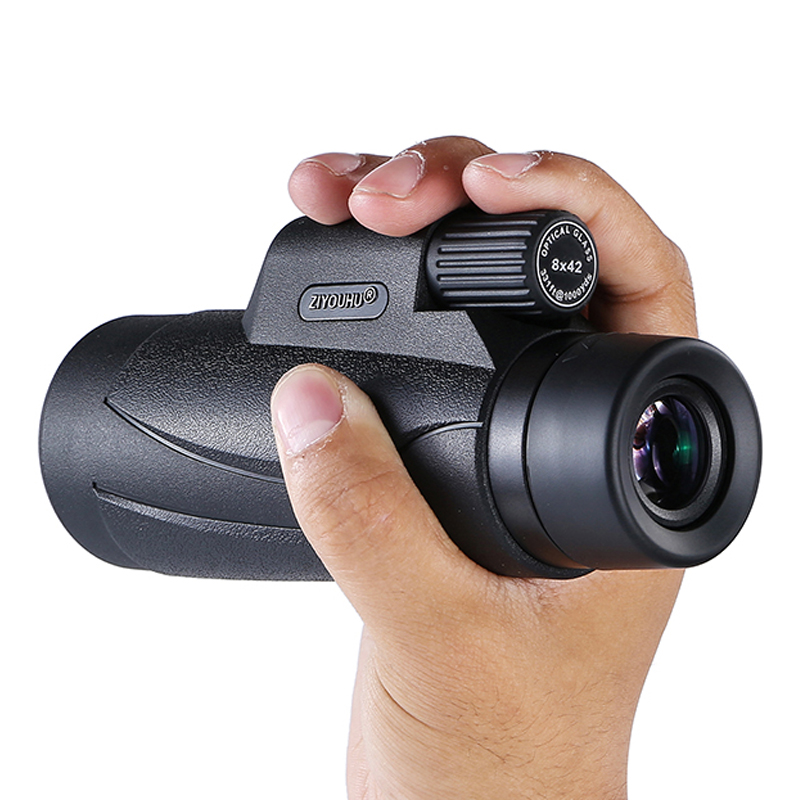 8X42 المهنية أحادي تلسكوب المح - مراجعة Night Vision Monocular 8X وسعره