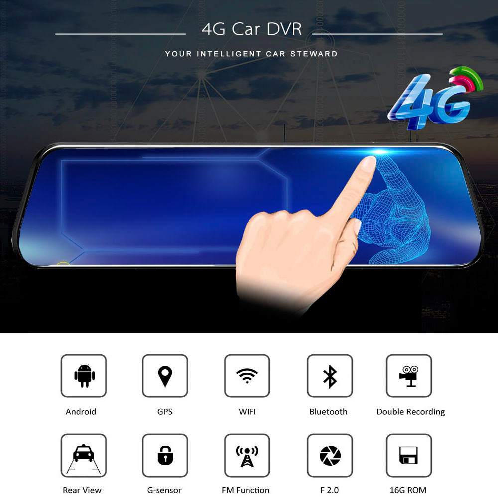HGDO 10 ''4G أندرويد اندفاعة ك - مراجعة Night Vision Camera Wifi 4G وسعره