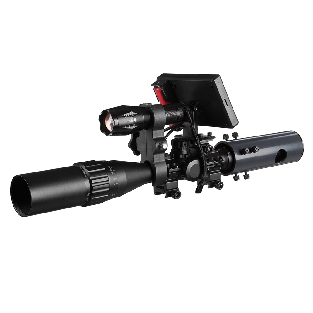 كاميرات مراقبة ليلية بالأشعة ت - مراجعة Night Vision Rifle Scope Ir 850Nm وسعره