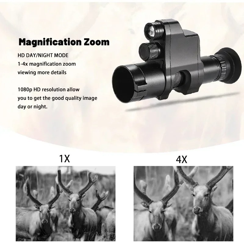 منظار رؤية ليلية أحادي العين م - مراجعة Night Vision Scope 4X Digital وسعره