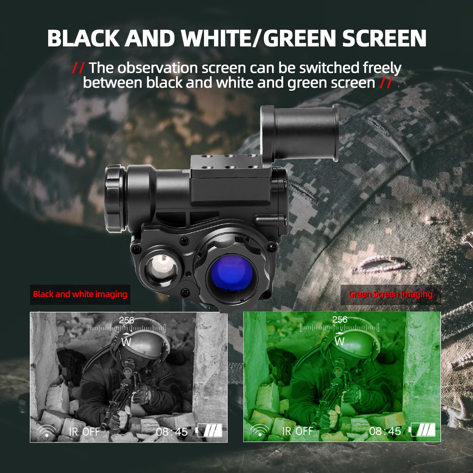 التكتيكية الرقمية الأشعة تحت ا - مراجعة Night Vision Monocular 1080P وسعره