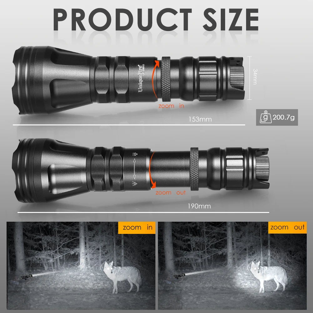 مصباح يدوي للصيد فريد من نوعه  - مراجعة Ir Illuminator 850Nm Flashlight وسعره