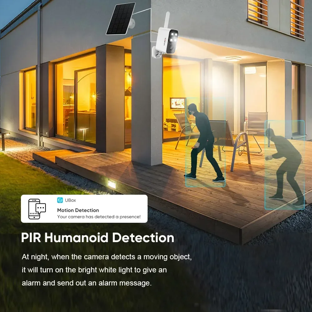 LS VISION كاميرا تعمل بالطاقة  - مراجعة Night Vision Camera Wifi 4G وسعره