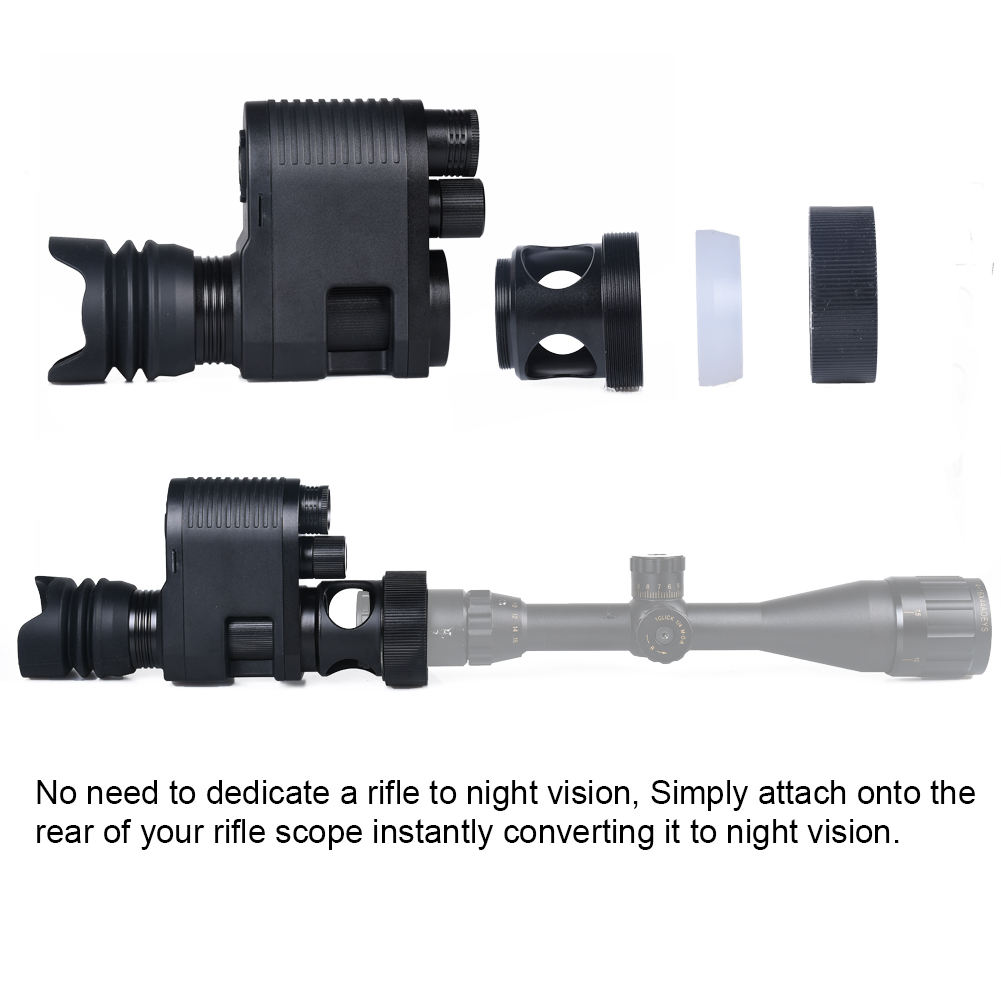 الأشعة تحت الحمراء للرؤية اللي - مراجعة Night Vision Scope 4X Digital وسعره