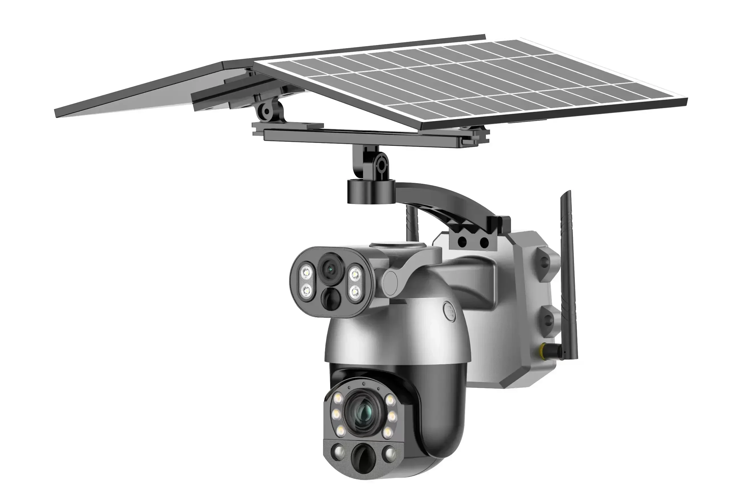 كاميرا شمسية مخصصة IP65 بعدستي - مراجعة Night Vision Camera Wifi 4G وسعره