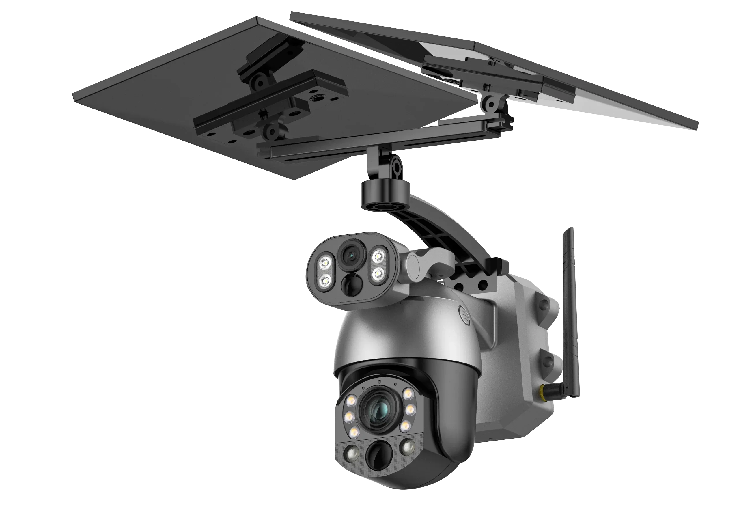كاميرا شمسية مخصصة IP65 بعدستي - مراجعة Night Vision Camera Wifi 4G وسعره