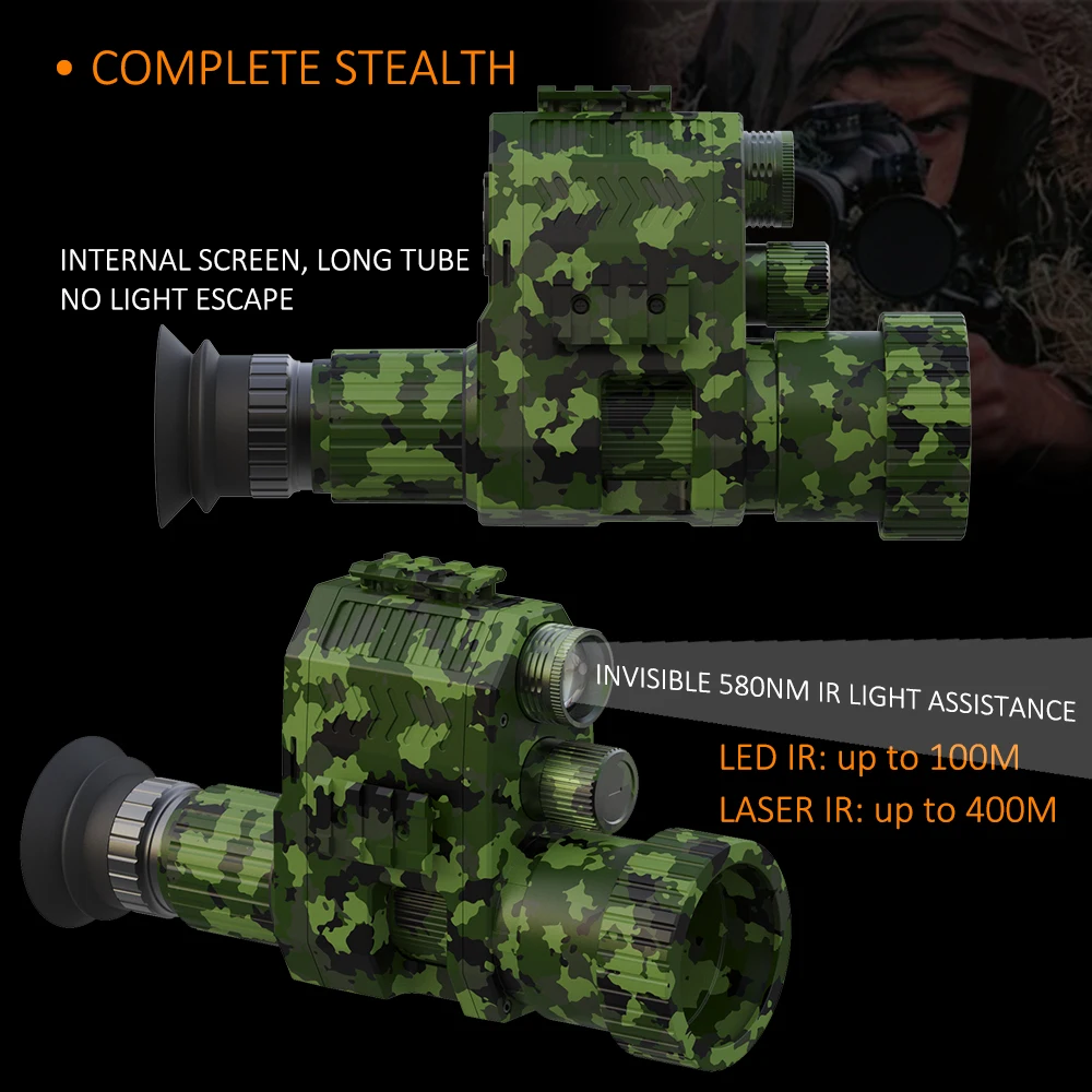 منظار رقمي Megaorei 4B NK007 P - مراجعة Night Vision Scope 4X Digital وسعره