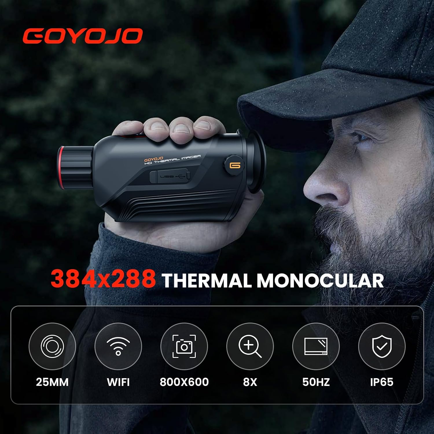 منظار حراري GOYOJO G325 G315 ل - مراجعة Night Vision Monocular 8X وسعره